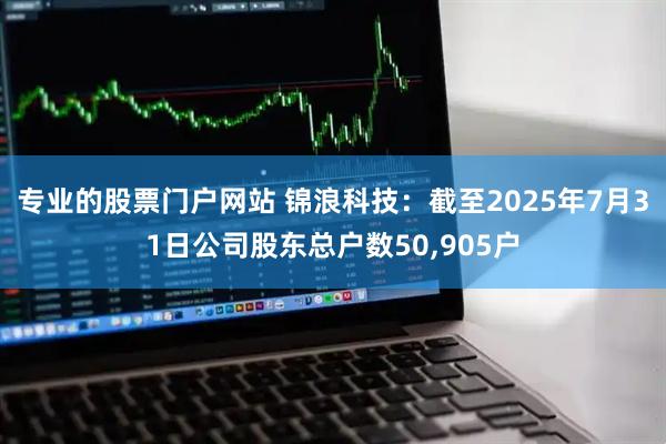 专业的股票门户网站 锦浪科技：截至2025年7月31日公司股东总户数50,905户